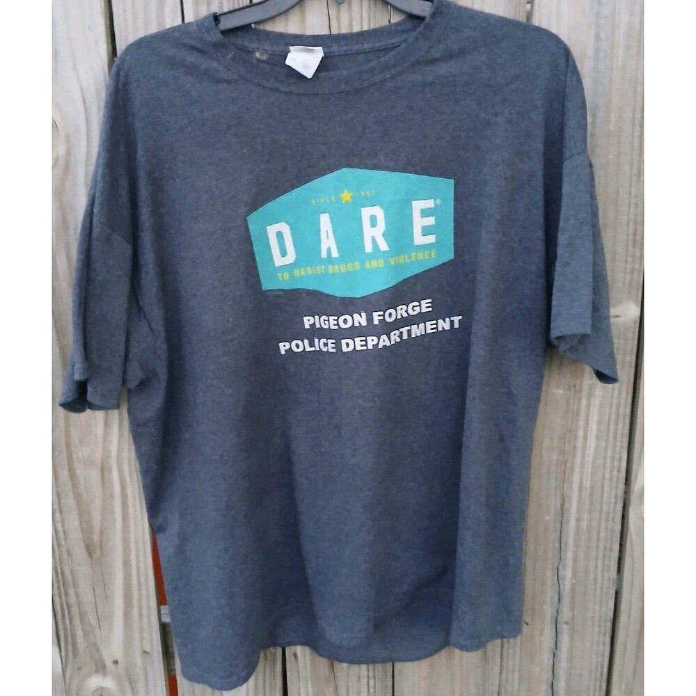 Vtg D.A.R.E. Keep Kids Off Drugs 90s Shirt XL Pigeon Forge Tn Police Dept